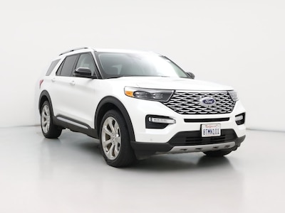 White 2020 Ford Explorer Platinum