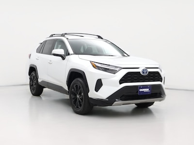 White 2024 Toyota RAV4 Hybrid SE