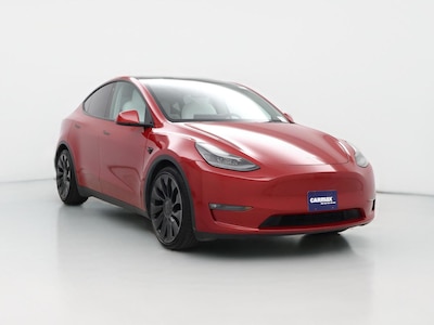 Red 2022 Tesla Model Y Performance
