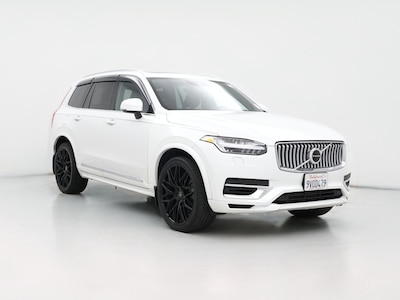 White 2021 Volvo XC90 Recharge PHEV T8 Inscription Expression