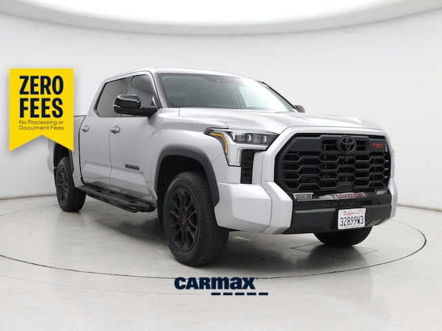Silver 2024 Toyota Tundra Limited CrewMax Cab 4WD Pickup Truck Four-Wheel Drive Automatic