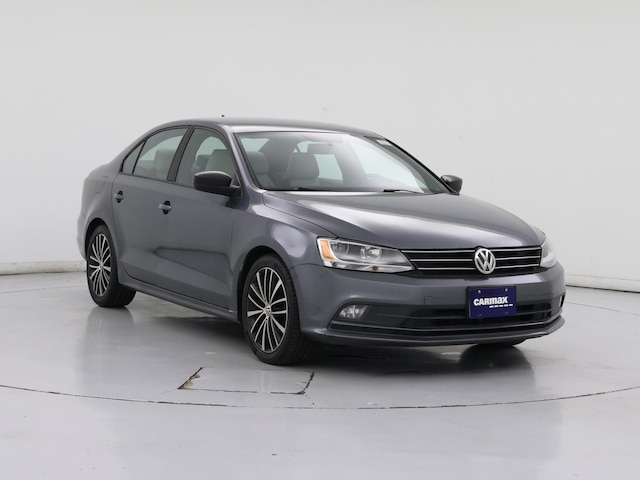 Gray 2016 Volkswagen Jetta 1.8T Sport FWD Sedan Front-Wheel Drive Automatic