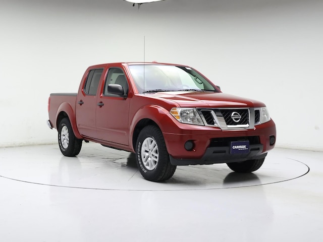 Red 2015 Nissan Frontier SV Crew Cab Pickup Truck 4X2 Automatic