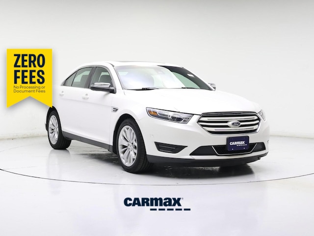 White 2018 Ford Taurus Sedan Front-Wheel Drive Automatic