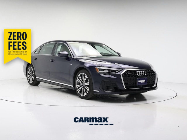 Blue 2022 Audi A8 Sedan All-Wheel Drive Automatic