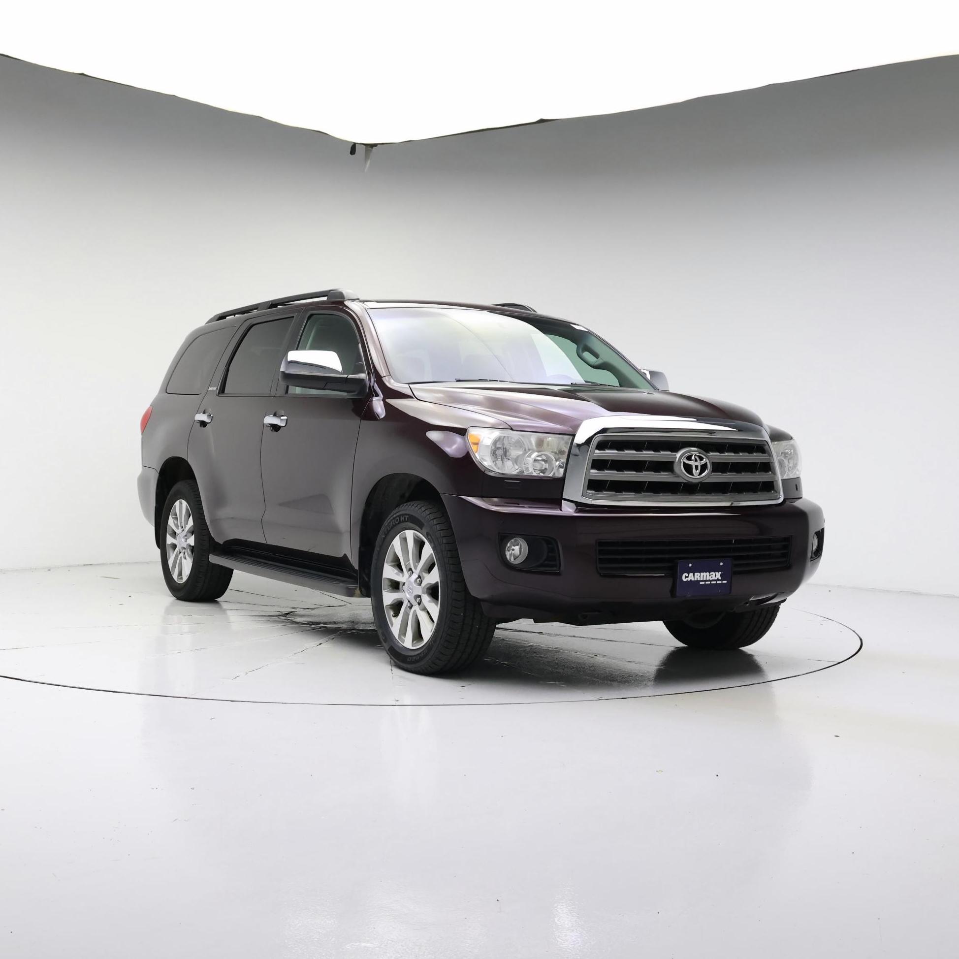 Red (Burgundy) 2015 Toyota Sequoia SUV / Crossover Four-Wheel Drive Automatic