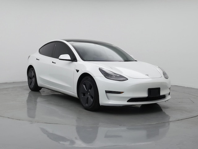 White 2022 Tesla Model 3 Long Range AWD Sedan All-Wheel Drive Automatic