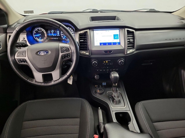 Red 2020 Ford Ranger XLT SuperCrew 4WD Pickup Truck Four-Wheel Drive Automatic