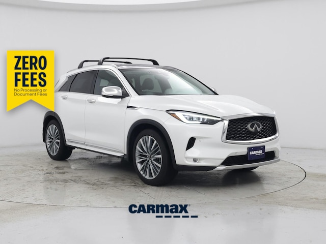 White 2023 INFINITI QX50 Sensory AWD SUV / Crossover All-Wheel Drive Automatic