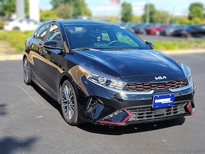 Black 2023 Kia Forte GT-Line