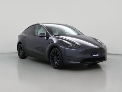 Gray 2022 Tesla Model Y Performance
