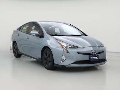 Blue 2017 Toyota Prius Four Touring