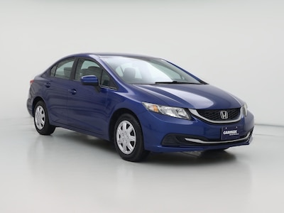 Blue 2015 Honda Civic LX
