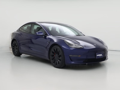 Blue 2022 Tesla Model 3 Performance