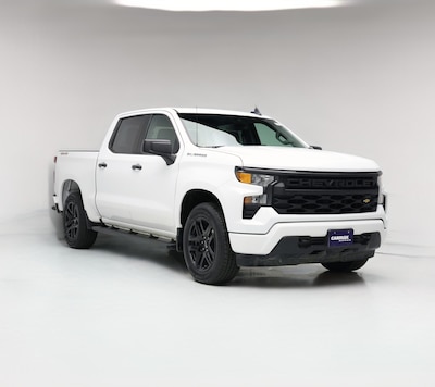 White 2023 Chevrolet Silverado 1500 Custom