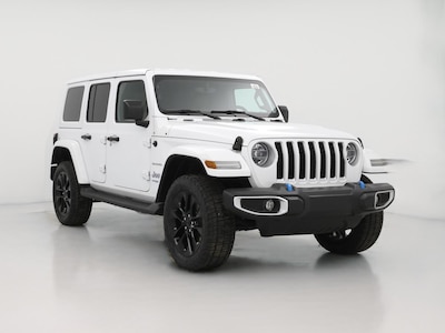 White 2022 Jeep Wrangler 4XE PHEV Unlimited Sahara
