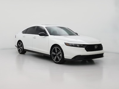 White 2023 Honda Accord Hybrid Sport