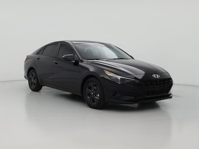Black 2023 Hyundai Elantra Hybrid Blue