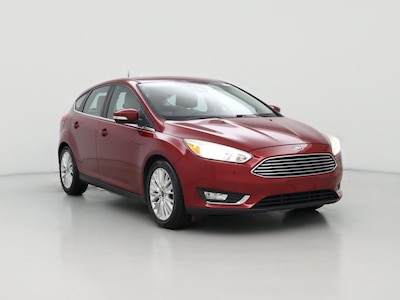 Red 2017 Ford Focus Titanium