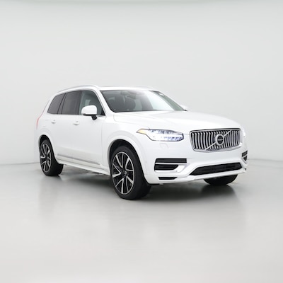 White 2021 Volvo XC90 Recharge PHEV T8 Inscription Expression