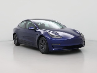 Blue 2021 Tesla Model 3 Standard Range Plus