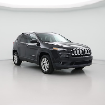 Black 2016 Jeep Cherokee Latitude