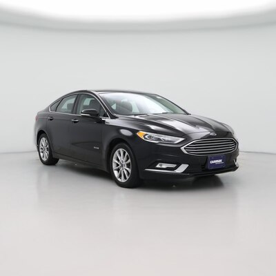 Black 2017 Ford Fusion Energi Titanium