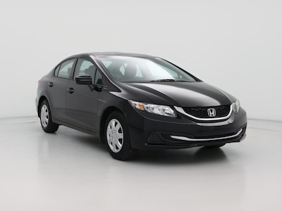 Black 2015 Honda Civic LX