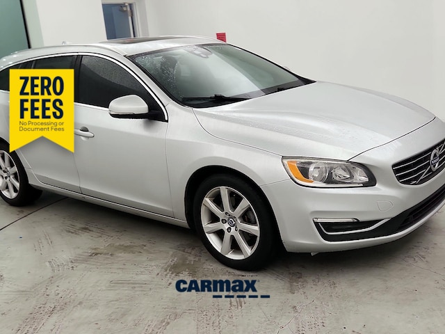Silver 2016 Volvo V60 Wagon Front-Wheel Drive Automatic