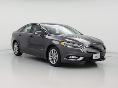 Gray 2017 Ford Fusion Hybrid SE