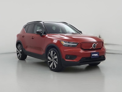 Red 2022 Volvo XC40 Recharge Electric P8 Twin Plus