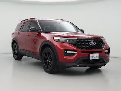 Red 2020 Ford Explorer ST