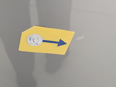 Rear Door Driver Side Cosmetic Imperfection