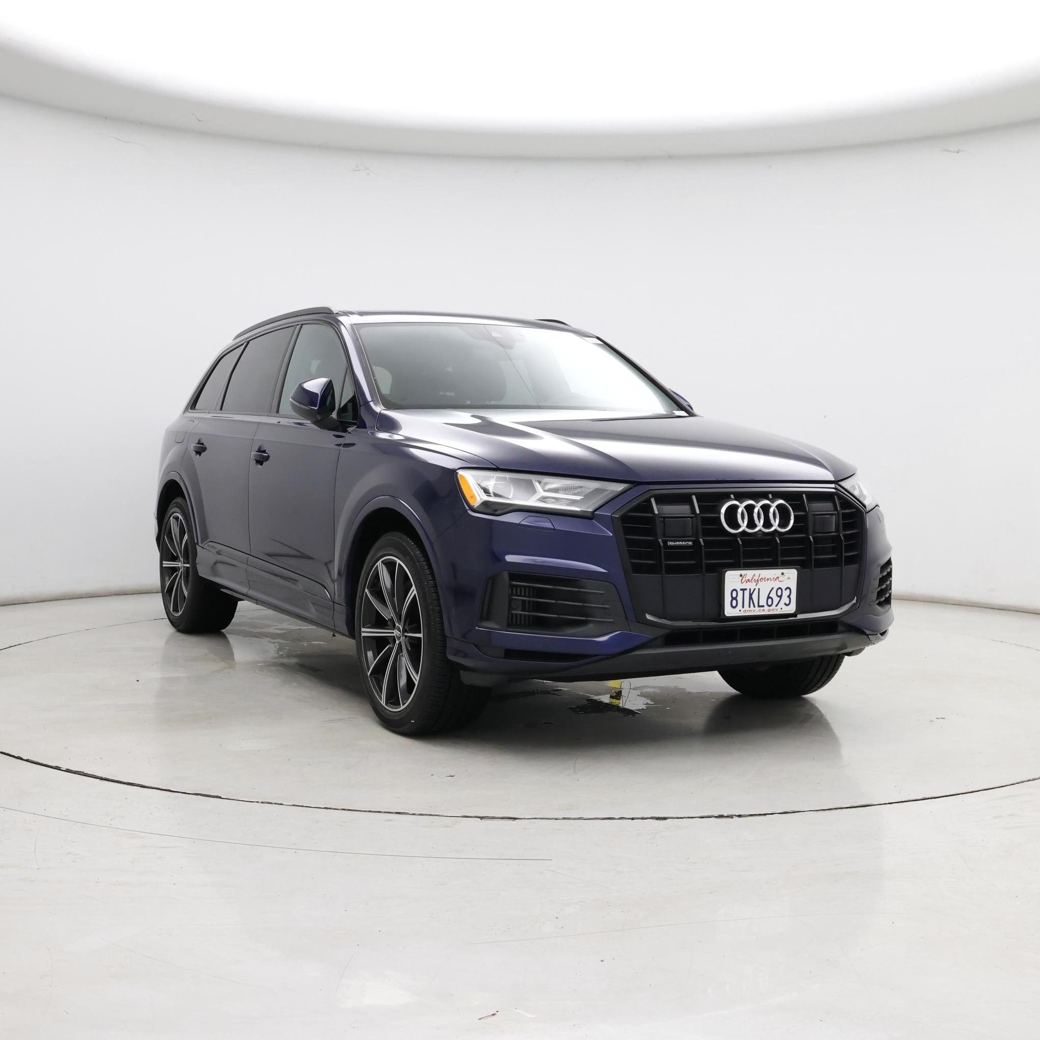 Blue 2020 Audi Q7 quattro Premium Plus 55 TFSI SUV / Crossover All-Wheel Drive Automatic
