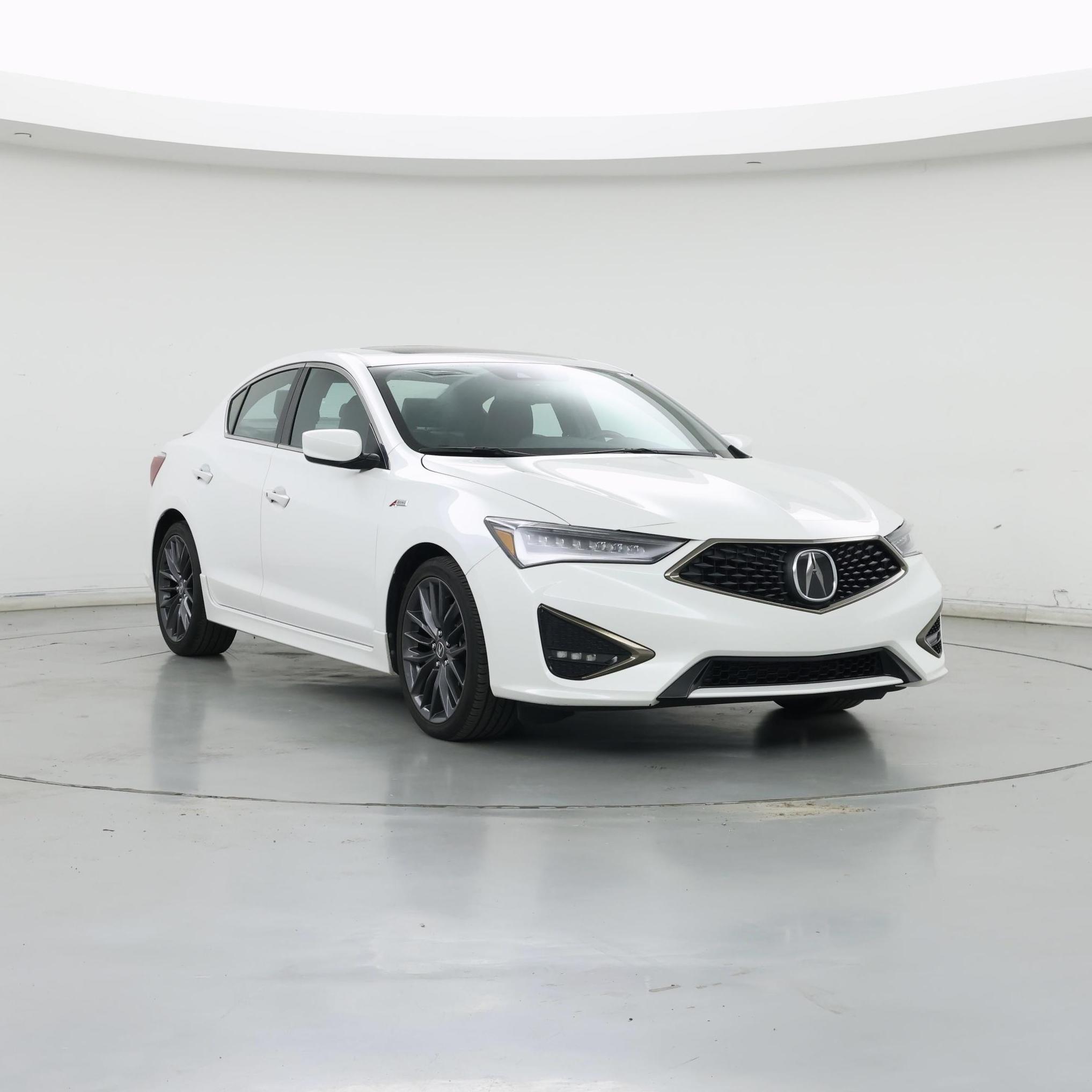 White 2021 Acura ILX FWD with Premium and A-SPEC Package Sedan Front-Wheel Drive Automatic