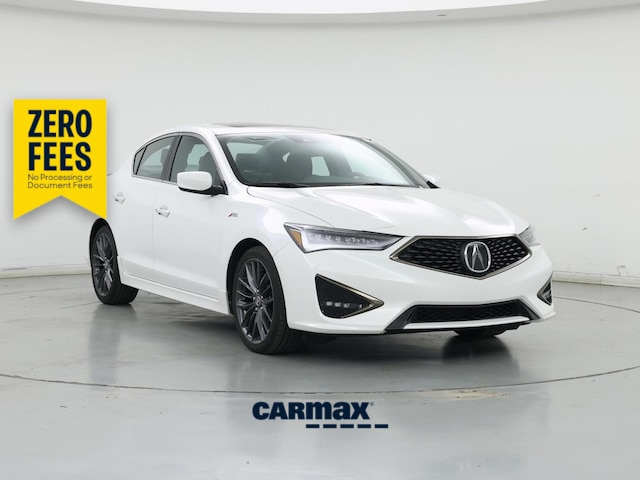 White 2021 Acura ILX FWD with Premium and A-SPEC Package Sedan Front-Wheel Drive Automatic