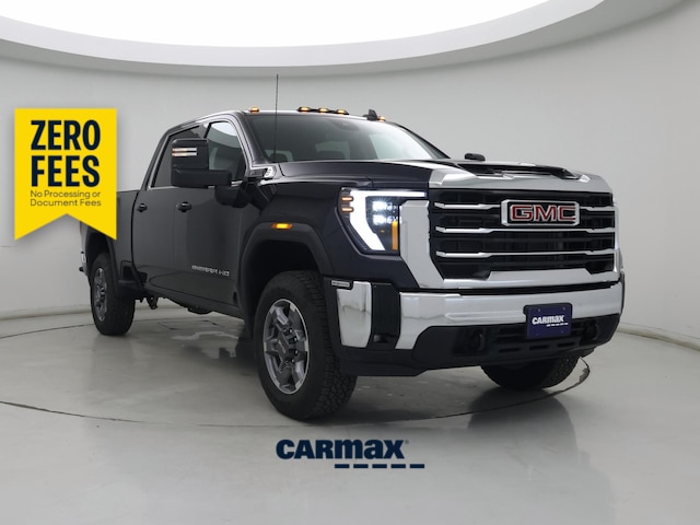 Blue 2025 GMC Sierra 2500HD SLE Crew Cab 4WD Pickup Truck Four-Wheel Drive Automatic