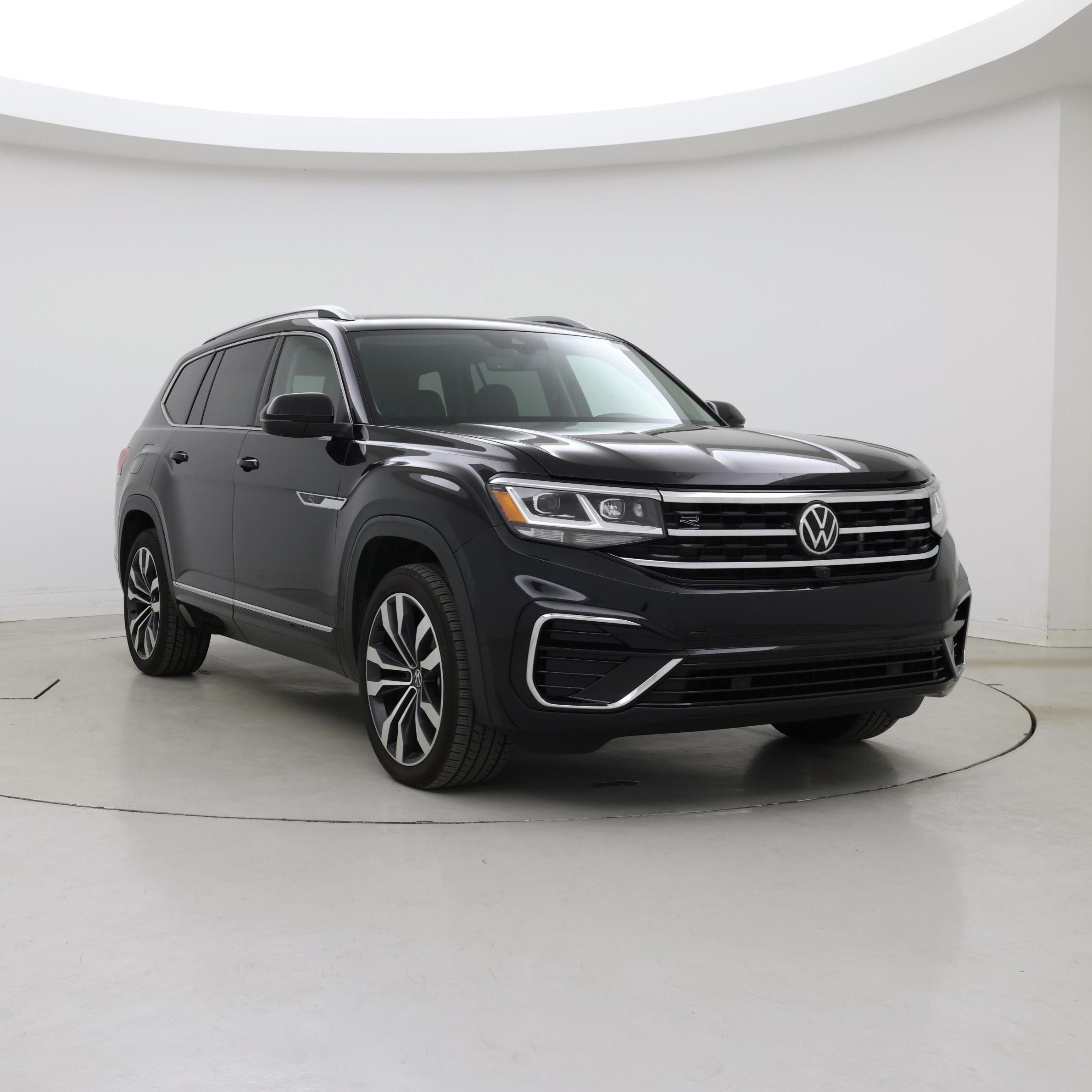 Black 2022 Volkswagen Atlas SUV / Crossover All-Wheel Drive Automatic