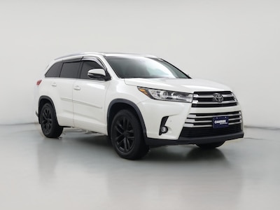 White 2019 Toyota Highlander Limited Platinum