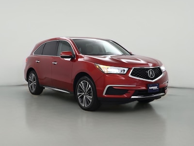 Red 2019 Acura MDX SH-AWD Technology