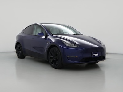 Blue 2021 Tesla Model Y Long Range