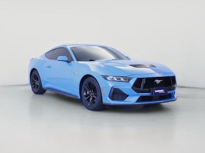 Blue 2024 Ford Mustang GT