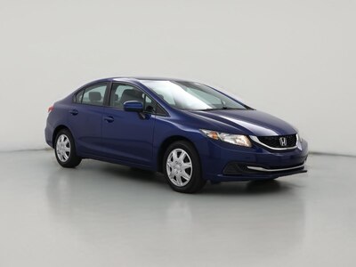 Blue 2014 Honda Civic LX