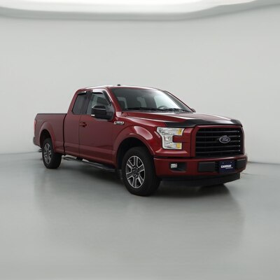 Red 2017 Ford F150 XLT