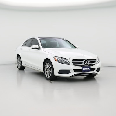 White 2015 Mercedes-Benz C300
