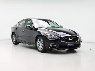 Black 2015 Infiniti Q50 Premium