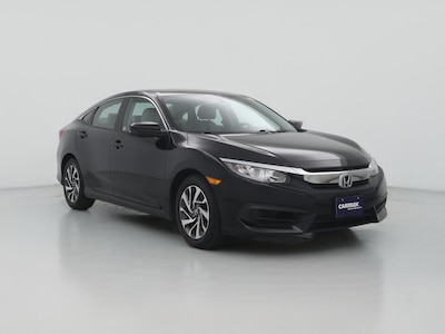 Black 2017 Honda Civic EX