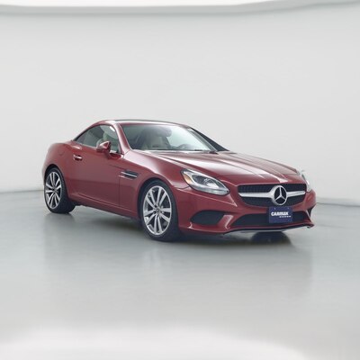 Red 2020 Mercedes-Benz SLC300