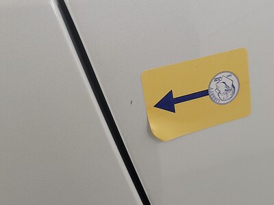 Rear Door Passenger Side Cosmetic Imperfection