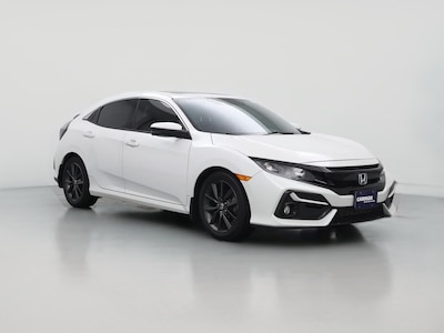 White 2021 Honda Civic EX